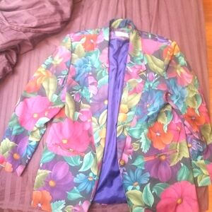 Vintage Floral Blazer